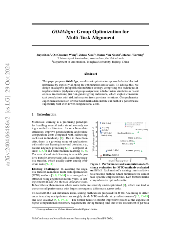First page of GO4Align: Group Optimization for Multi-Task Alignment